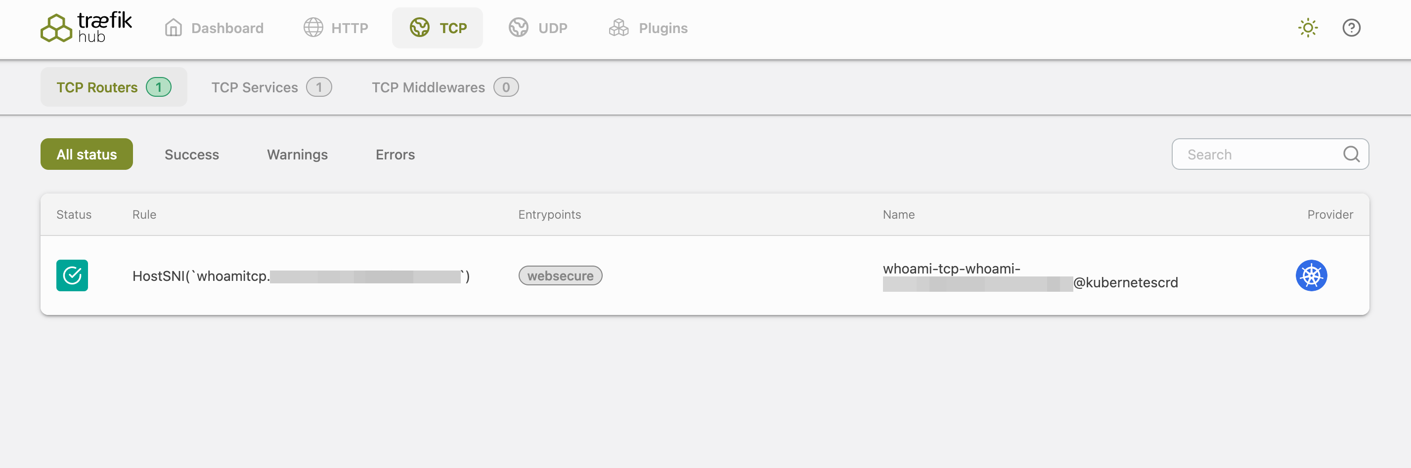 TCP Router Overview.