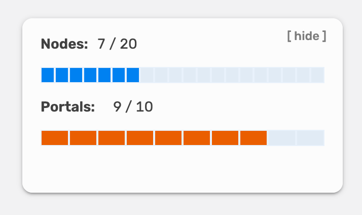 Picture showing the quota warning date in the dashboard Dashboard showing quota warning.
