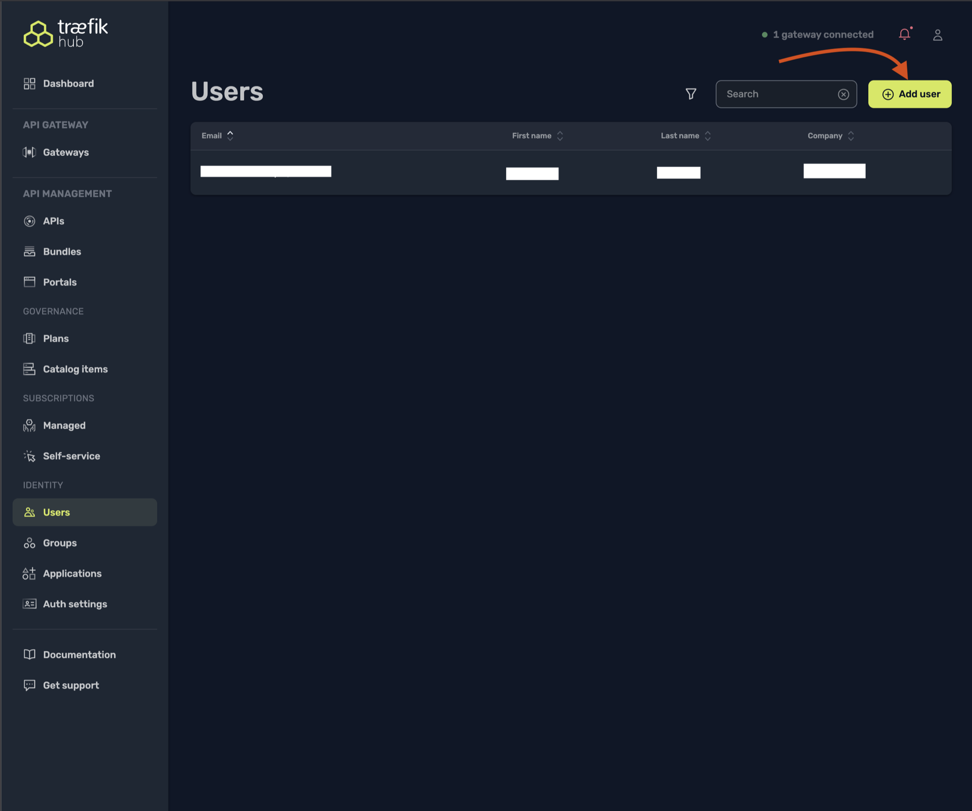 Users Page