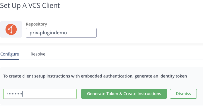 Artifactory Access Token settings