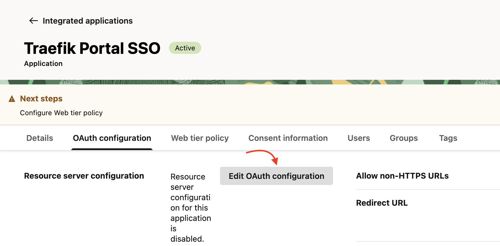 Oracle IAM - OAuth configuration