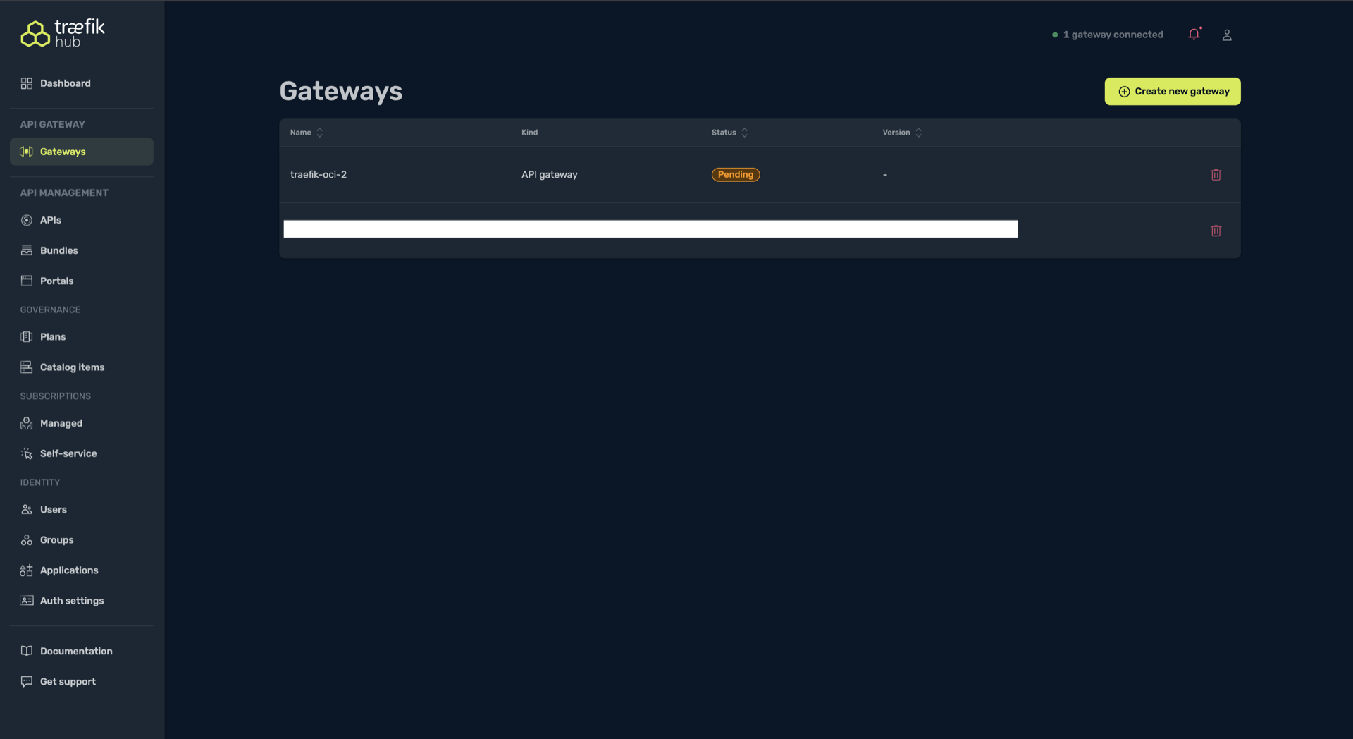 Hub Dashboard