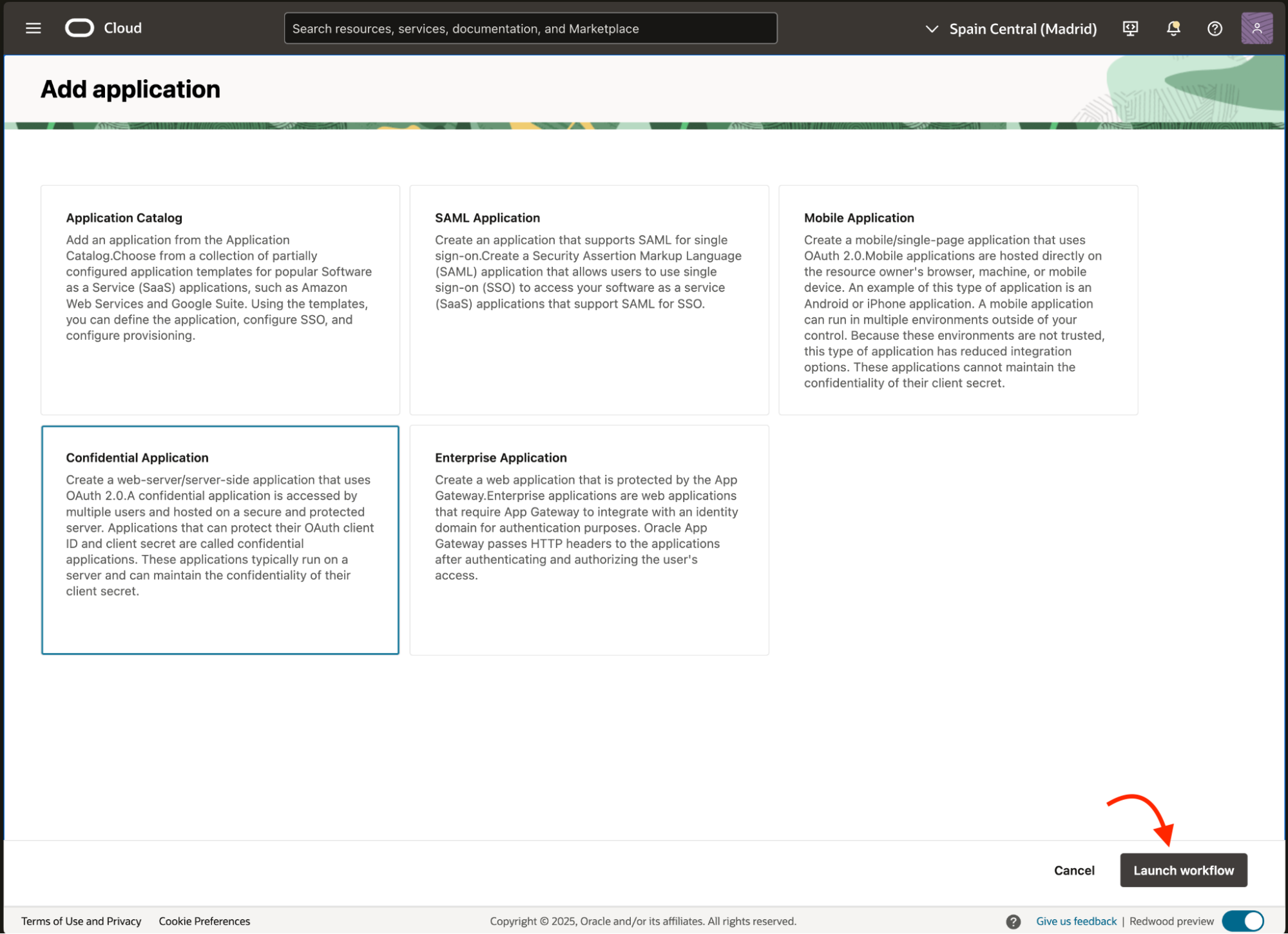 Oracle IAM - Add Application