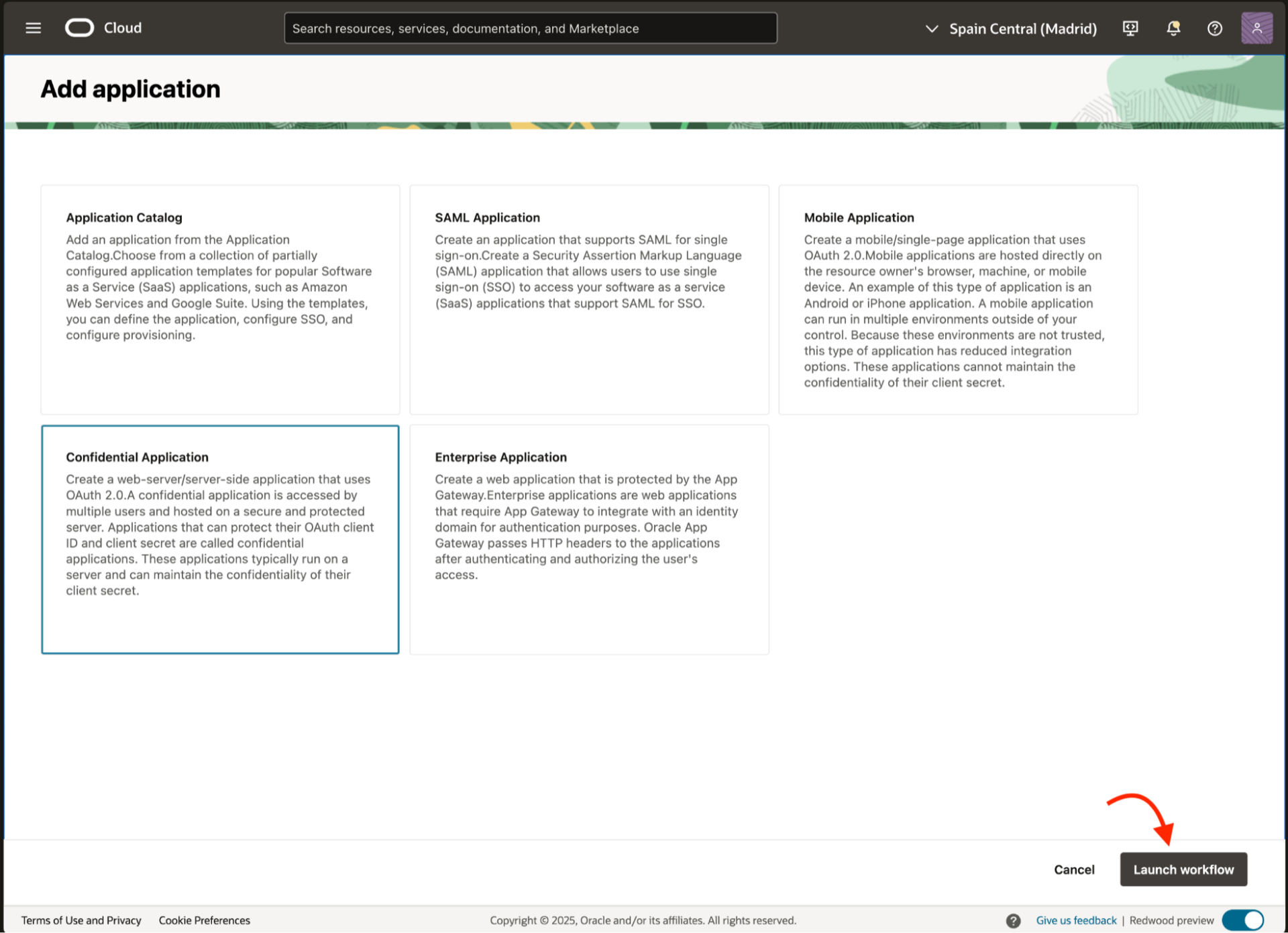 Oracle IAM - Add Application
