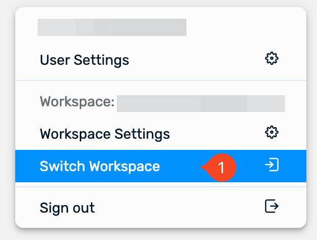 Switch Workspace