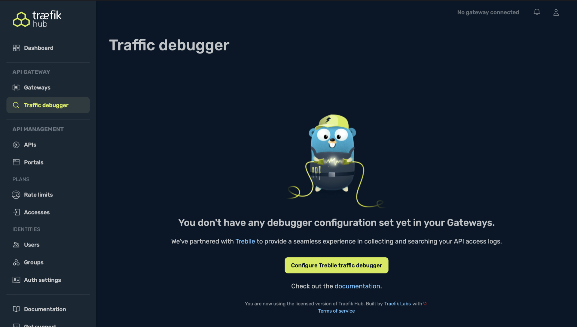 "Traefik Hub Dashboard