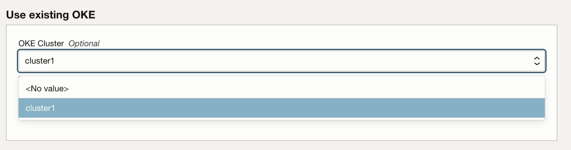 Select Cluster