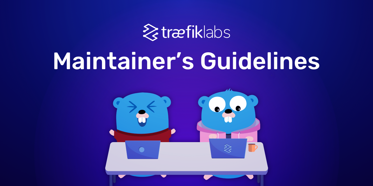 Maintainer's Guidelines